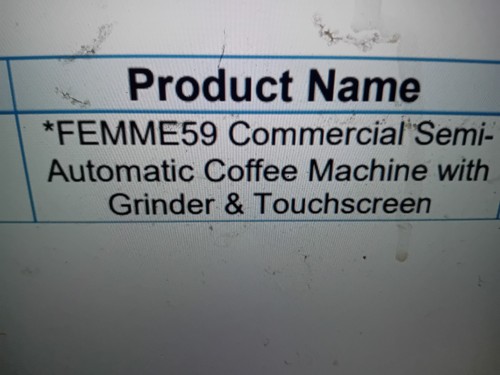 Commercial coffee machine used - coffee,